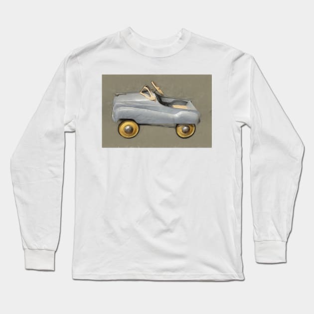 Antique Pedal Car Long Sleeve T-Shirt by michelle1991